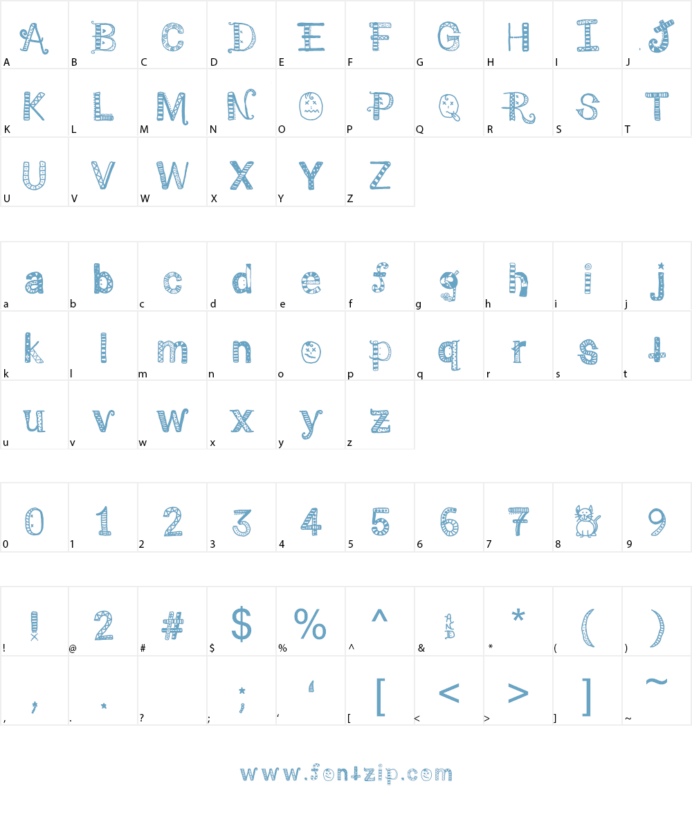 Crafty Copycat Font Character